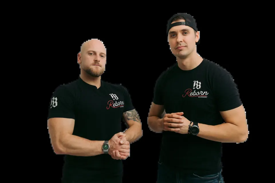 Daniel Ziedins and Mike Gagat — Reborn Academy Co-Founders